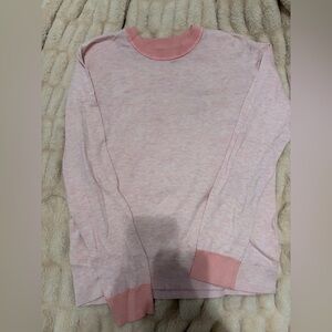 Lululemon Athletica Light Pink Long Sleeve Top